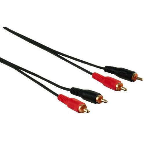 Heimkinosysteme: Hama Audio-Kabel 2 Cinch-Stecker - 2 Cinch-St., Analog Audio, 2 m