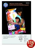 HP Premium Photo Paper, Glossy (Q1990A, 4x6, 100 Sheets)