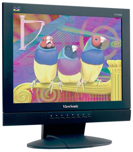 Verstaerker Und Receiver: ViewSonic VG500B 15-Zoll TFT-Monitor schwarz/anthrazit (integr. Lautsprecher)