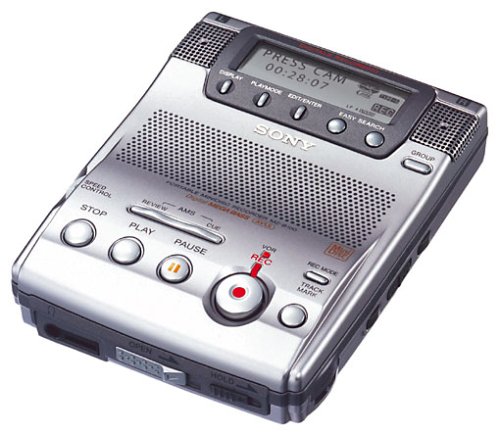 Festplatten: Sony MZ-B 100 MiniDisc-Diktierger�t silber