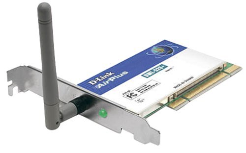Digitalkameras: D-Link DWL-520+ Airplus Wireless LAN PCI Adapter 22 Mbit/s, IEEE 802.11b, Netzwerkkarte
