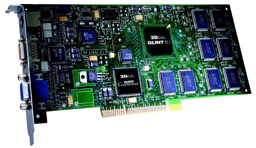 Zubehoer: 3dlabs Oxygen GVX1 32MB AGP Grafikkarte