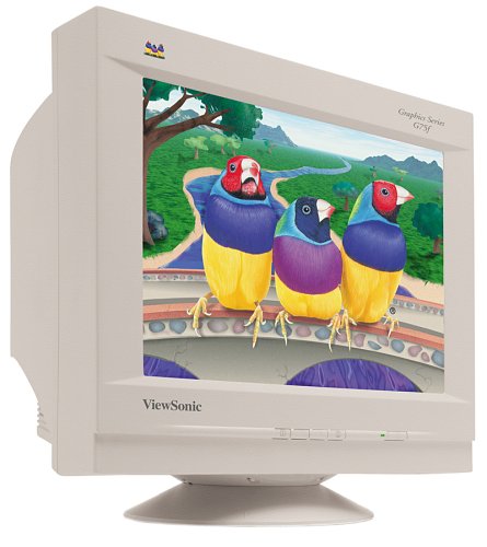 Verst&auml;rker und Receiver: ViewSonic G75f Monitor