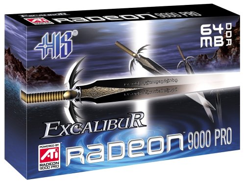 Heimkinosysteme: HIS Excalibur Radeon 9000 Pro AGP-Grafikkarte 64MB DDR (Retail)