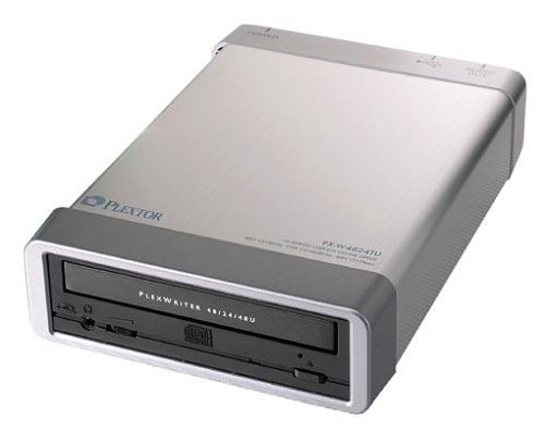 Projektoren: Plextor PX-W4824TU externer CD-RW-Brenner 48x24x48x USB2.0