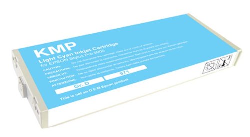 Kompaktanlagen: KMP Tintenpatrone f�r Epson Stylus Pro 9000 -cyan, hellcyan