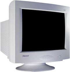 Heimkinosysteme: Hansol 730E Monitor 17' 1280 x 1024 60Hz digt OSD TCO99 Standard-grau