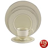 Lenox Pearl Innocence Platinum-Banded Fine China 5-Piece Place Setting, Service for 1