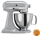 KitchenAid KSM150PSMC Artisan Series 5-Quart Mixer, Metallic Chrome