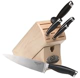 Calphalon Contemporary 6-Piece Stainless-Steel Knife Set with Block