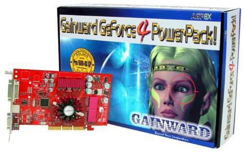 Handys Ohne Vertrag: Gainward GeForce4 PowerPack! Pro/600-8X XP "Golden Sample"; MX-440-8X, 8x AGP, ViVo und DVI und umfangreiche Software