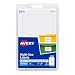 Avery(R) White Removable Labels, 3in. x 5in., Pack Of 40