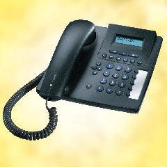 TV Geraete: Telekom T-Concept P411 Schnurgebundenes analog Telefon schwarzblau
