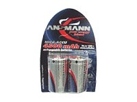 Elektronik und Foto: Ansmann 4500 mAh NiCd Mono Akku 2er Pack