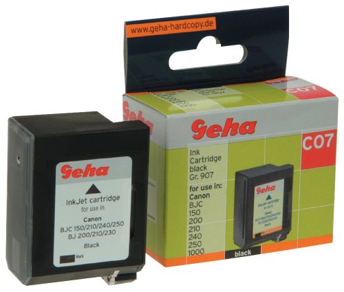 Handys ohne Vertrag: Geha Druckkopf f�r Canon BJC 150, 210, 240, 250,1000, Inhalt 27 ml, Gruppe 907, schwarz