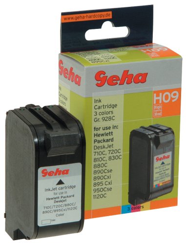 Handys ohne Vertrag: Geha Druckkopf f�r viele HP DeskJet, Office Jet R45, T45, R65, T65, OfficeJet Pro 1170C, 1175C, 38 ml, Gruppe 928, 3-farbig