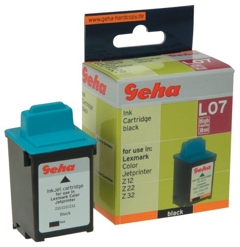 Handys ohne Vertrag: Geha Druckkopf f�r Lexmark Color Jetprinter Z12, Z22, Z32, Compaq Ink JetPrinter IJ 600, Inhalt 30 ml, Gruppe , schwarz