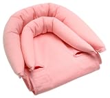 Knit Double Headrest - Pink