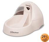 Petmate Deluxe Fresh Flow Pet Fountain Medium, Bleached Linen