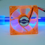 Elektronik Und Foto: Antec beleuchteter Geh�usel�fter 80mm Orange