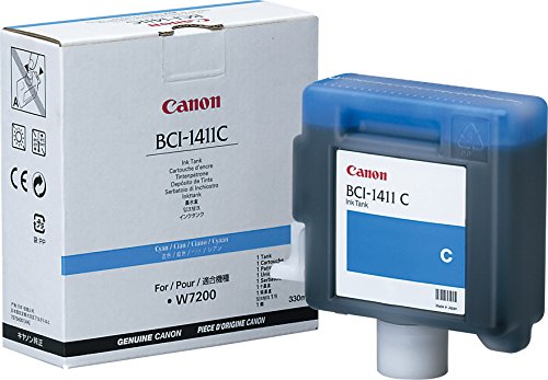 Camcorder: Canon BCI-1411 Tintenpatrone Cyan (7575A001)1x 330ml f�r BJ-W 7200, 8200D,