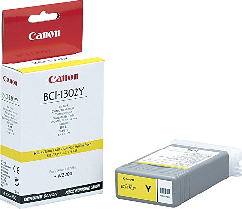 Camcorder: Canon BCI-1302 Tintenpatrone Yellow (7720A001) 1x 130ml f�r W2200