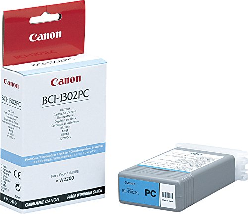 Camcorder: Canon BCI-1302PC Tinte fotocyan BJ-W2200