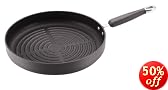 KitchenAid Gourment Essentials Hard Anodized Nonstick 12-Inch Deep Round Grill Pan