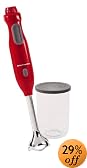 KitchenAid KHB100ER Hand Blender, Empire Red