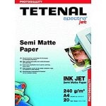 TV Ger&auml;te: Tetenal Semi Matte Papier A4 50Blatt 240g/m� Tintenstrahldrucker