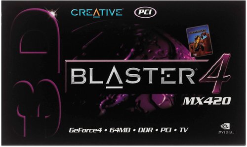 Camcorder: Creative 3D-Blaster GeForce MX420 Grafikkarte, 64MB DDR