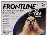 Frontline Plus for Medium dogs 23-45 Lbs (Six Dose (6-applications))