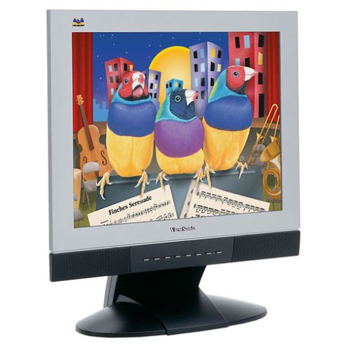 Verst&auml;rker und Receiver: Viewsonic VX900 Monitor LCD-TFT 19.0' 1280 x 1024 Audio TCO99 Silber & Schwarz