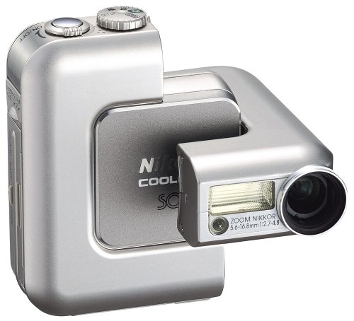 NoteBook: Nikon Coolpix SQ (Square) Digitalkamera (3,0 Megapixel)