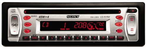 Festplatten: Sony CDX-L380X CD-Tuner silber