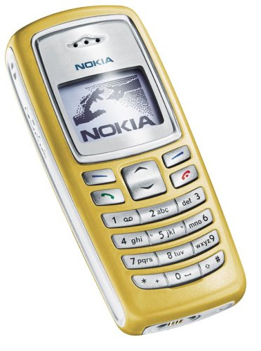 NoteBook: Nokia 2100 Handy gelb