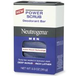 Neutrogena Men Power Scrub Deodorant Bar - 3.3 oz