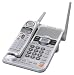 Panasonic KX-TG2258S 2.4 GHz Digital Cordless Phone with Talking Caller ID and Answering System