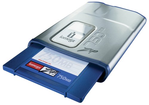 Navigationssysteme: Iomega Zip 750 FireWire Starter Kit, externes 750MB ZIP-Laufwerk inkl. 3 ZIP-Medien