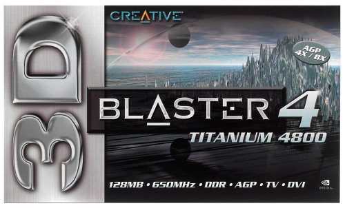 Camcorder: Creative 3D Blaster GeForce4 TI4800 Grafikkarte 128MB DDR (Retail)