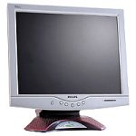 Projektoren: Philips 150X3M 15-Zoll LCD-Monitor silber/anthrazit (integr. Lautsprecher, DVI)