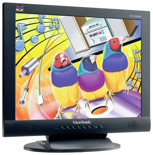 Verstaerker Und Receiver: Viewsonic VG150MB 15-Zoll LCD-Monitor schwarz (integr. Lautsprecher)