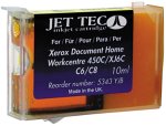 Telekommunikation: JetTec Tintenpatronen f�r Xerox Docuprint C6 / C8 / XJ4C / XJ6C / DWC 450C yellow; F�llmenge 11 ml