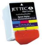 Telekommunikation: JetTec Tintenpatronen f�r Stylus Color 400 / 600 / 800 / 850 / 1520 color; F�llmenge 3 x 14 ml