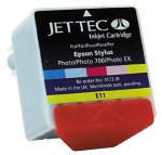 Telekommunikation: JetTec Tintenpatronen f�r Epson Stylus Photo / Photo EX / Photo 700 color; F�llmenge yellow 12 ml, andere Farben je 9 ml