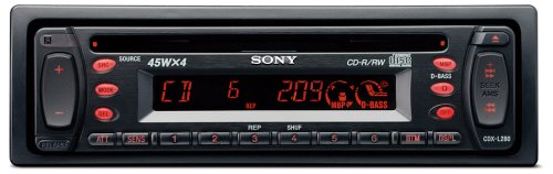 Festplatten: Sony CDX L280 CD-Tuner schwarz