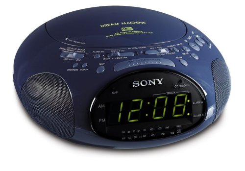 Festplatten: Sony ICF-CD 831/L Uhrenradio mit CD blau