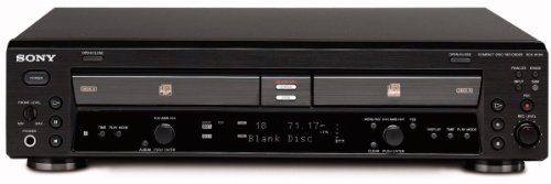Festplatten: Sony RCD-W 100 B CD-Rekorder schwarz