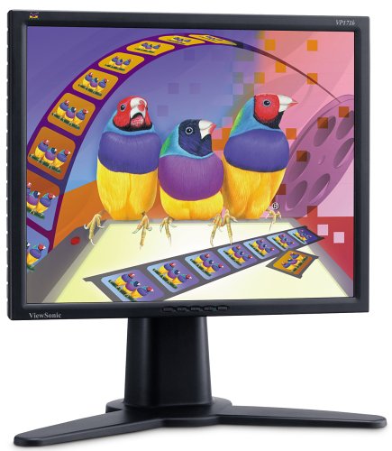 Verstaerker Und Receiver: ViewSonic VP171B 17-Zoll TFT-Monitor schwarz/anthrazit (DVI, Pivot)