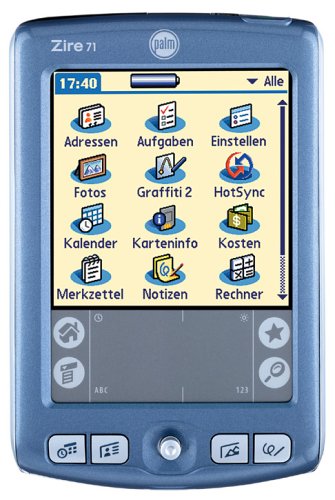Projektoren: Palm Zire 71 Handheld